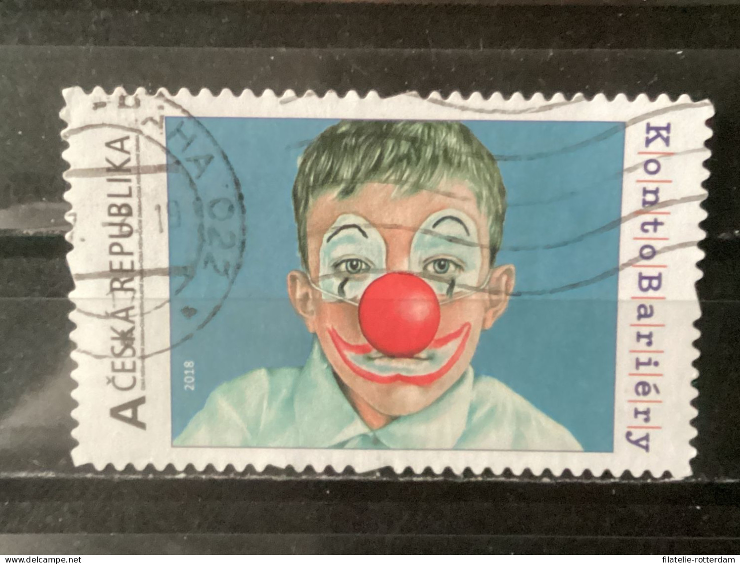 Czech Republic / Tsjechië - Clowns (A) 2018 - Used Stamps