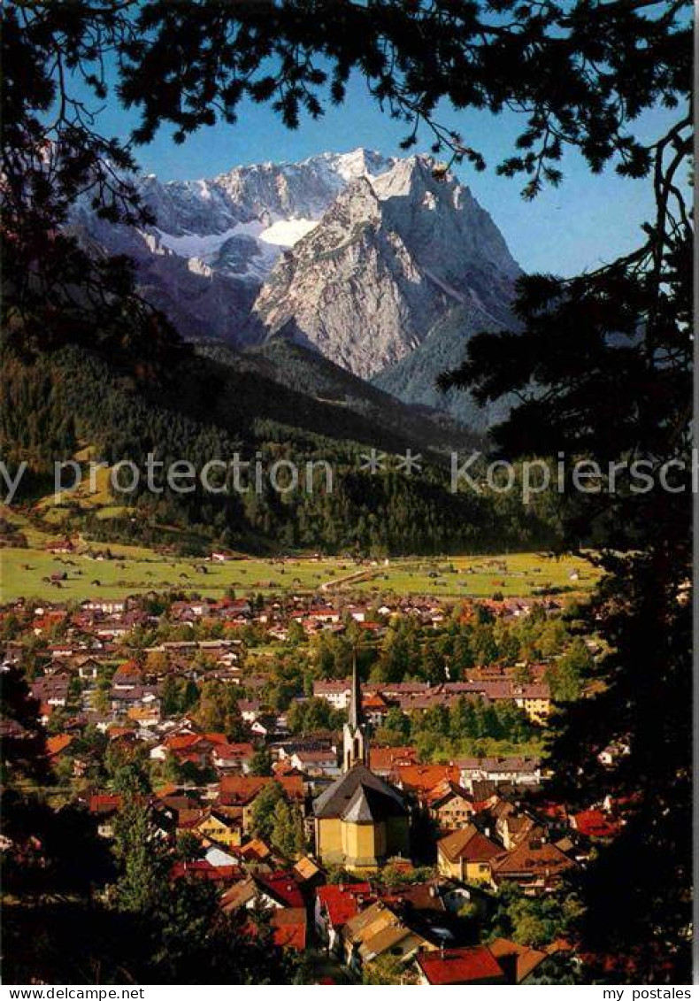 72762113 Garmisch-Partenkirchen OT Partenkirchen Mit Pfarrkirche Mariae Himmelfa - Garmisch-Partenkirchen