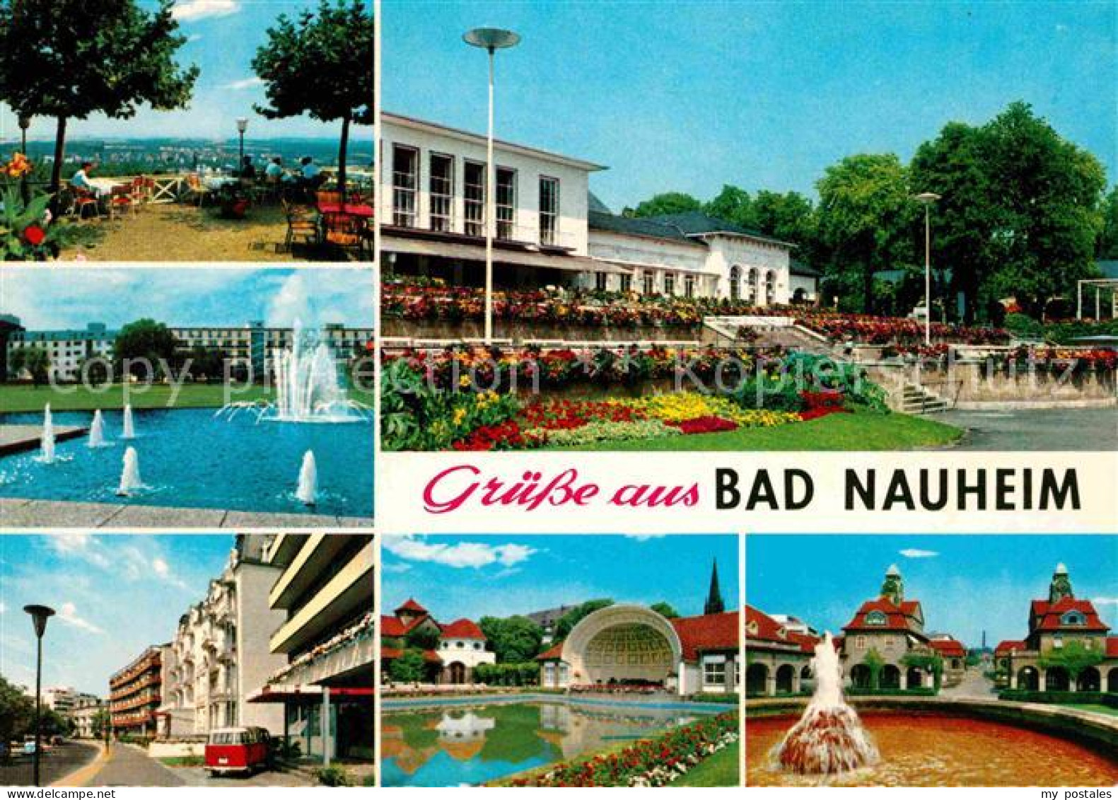 72762069 Bad Nauheim Panorama Kurhaus Springbrunnen Kurkonzert Bad Nauheim - Bad Nauheim
