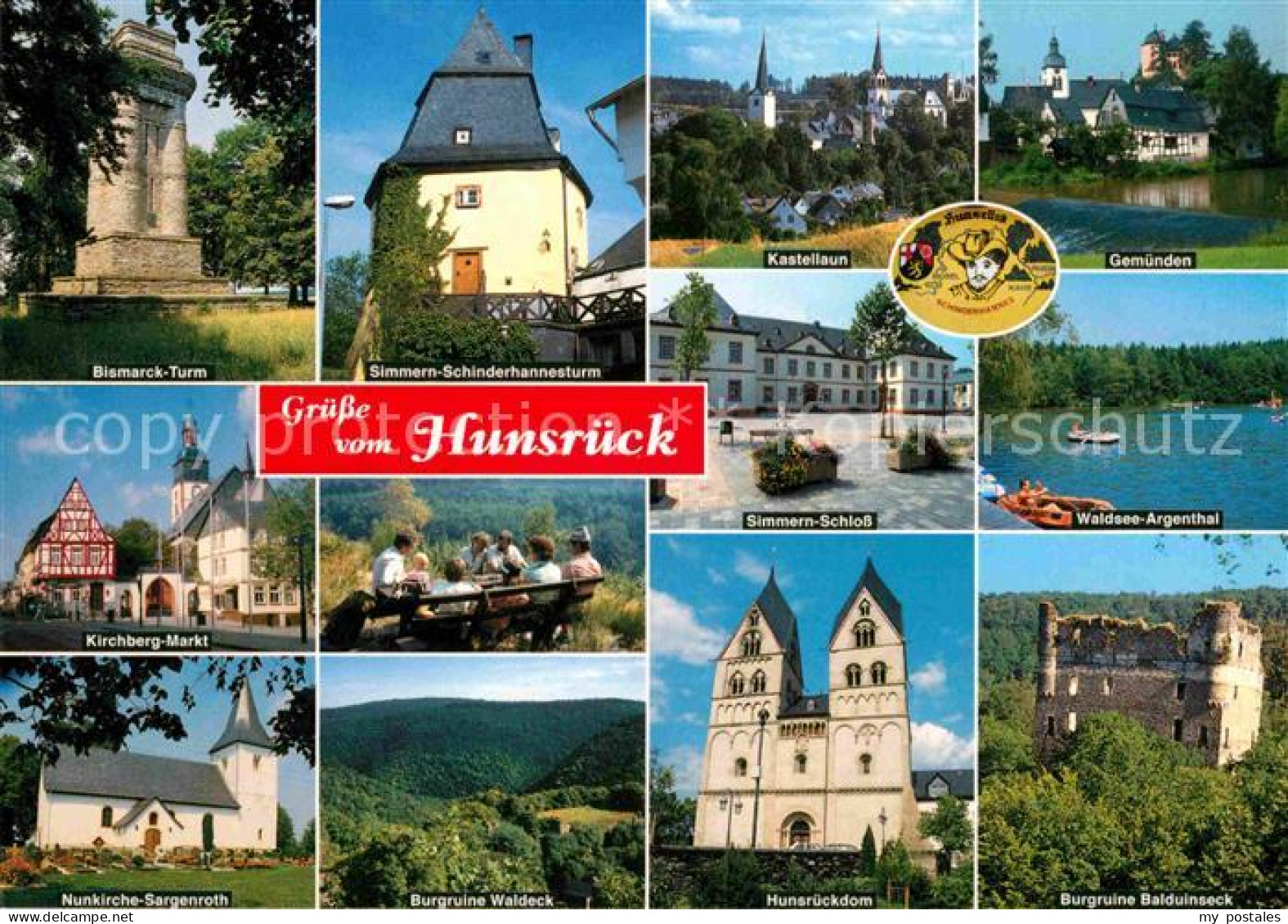 72761969 Hunsrueck Bismarck Turm Simmern Schinderhannesturm Kastellaun Gemuenden - A Identifier