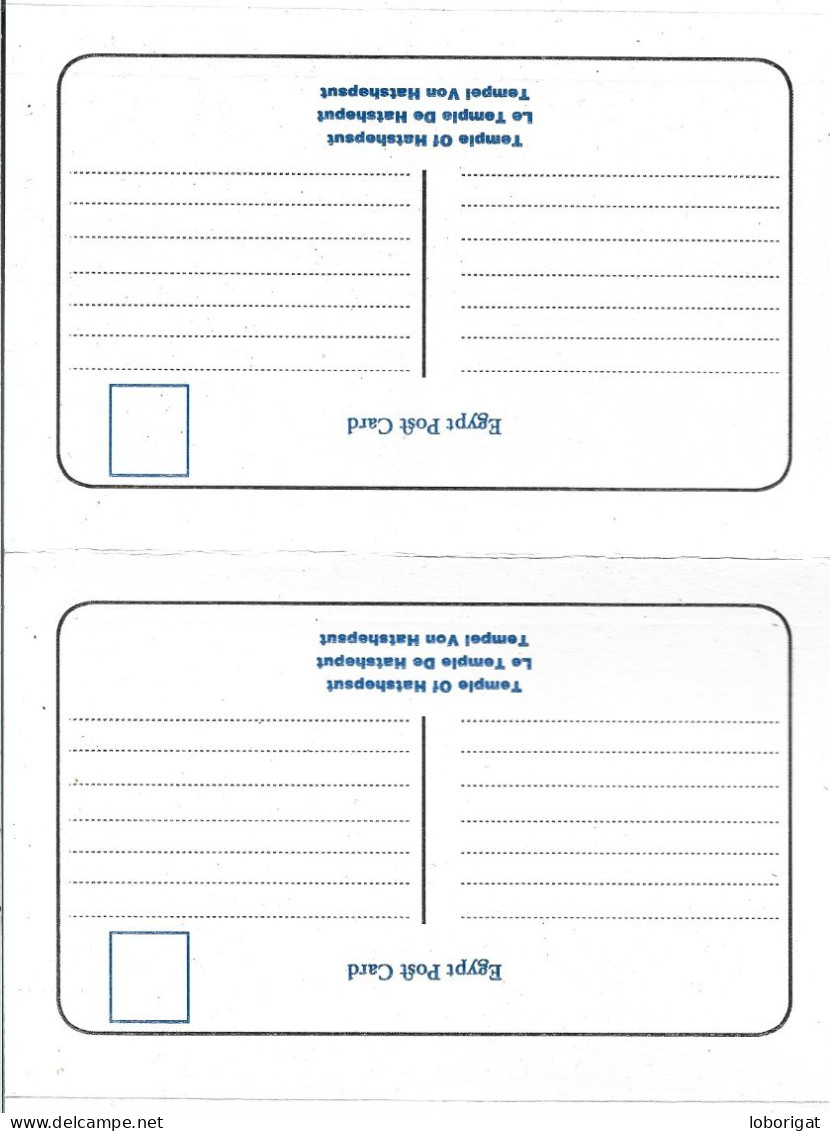 LIBRO FLEXO CON 18 VISTAS DEL TEMPLO MORTUORIO DE HATSHEPSUT.- ( EGYPT / EGIPTO ) - Autres & Non Classés