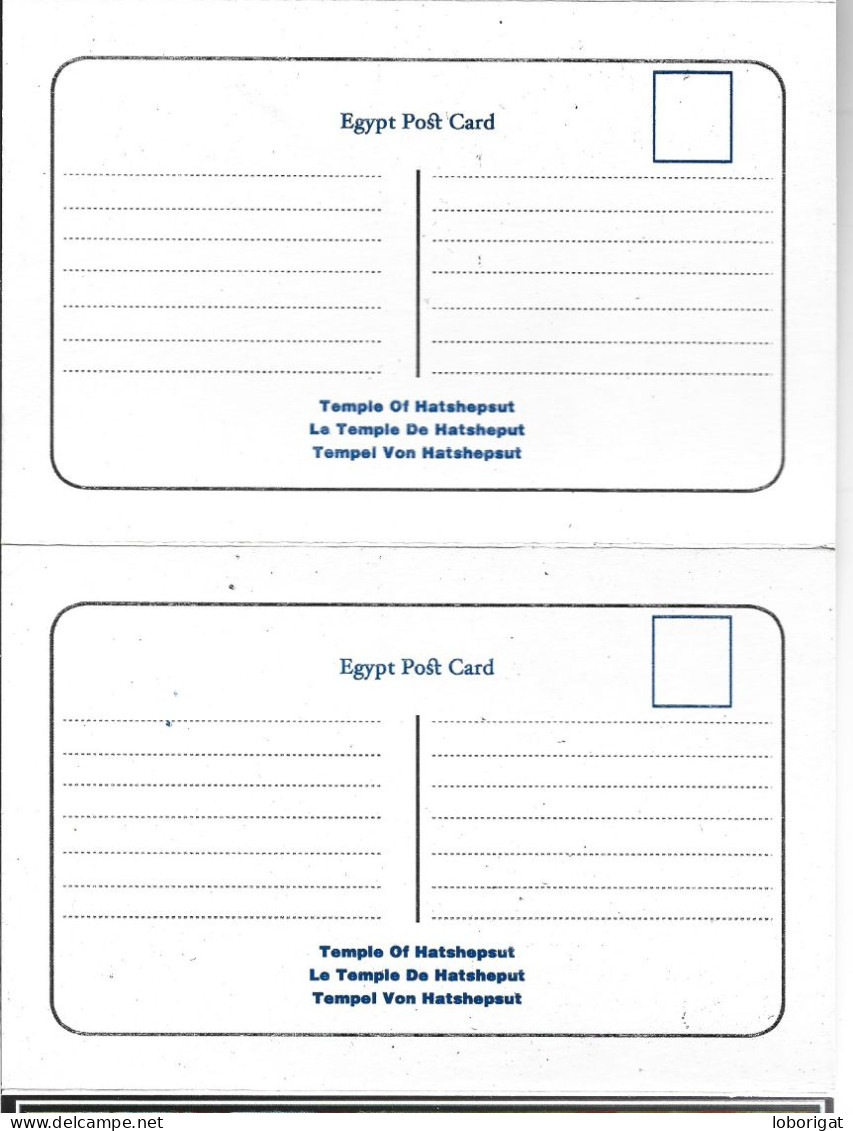 LIBRO FLEXO CON 18 VISTAS DEL TEMPLO MORTUORIO DE HATSHEPSUT.- ( EGYPT / EGIPTO )