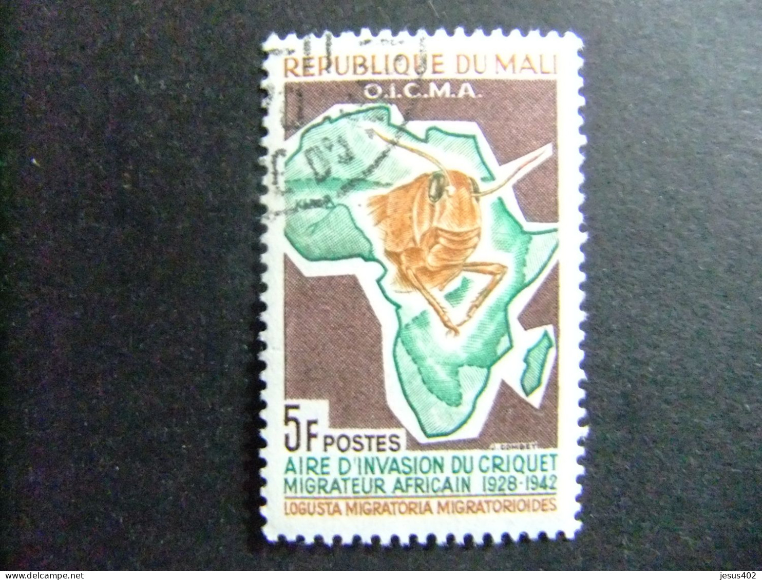 56 MALI REPUBLICA De MALI 1964 / LUCHA CONTRA LA LANGOSTA / YVERT 60 FU - Mali (1959-...)