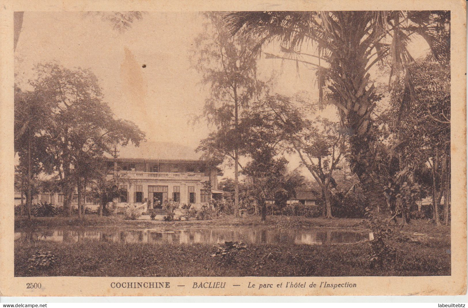 VIÊT NAM -  3 Cartes - BACLIEU   Parc Hôtel - THUDAUMONT  Caserne - SADEC  Paysage    PRIX FIXE - Vietnam