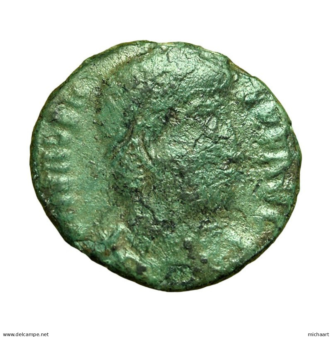 Roman Coin Valentinian I AE3 Thessalonica Nummus Gloria Romanorum Emperor 04133 - Der Spätrömanischen Reich (363 / 476)