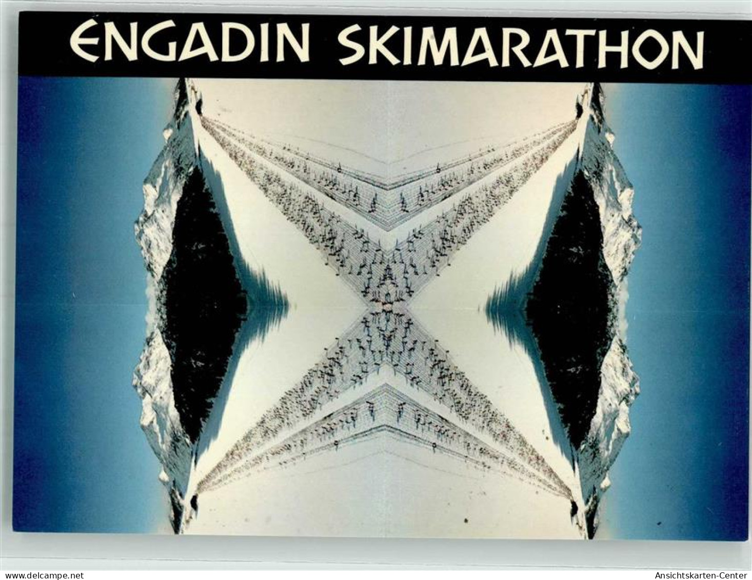 39790909 - Engadin Skimarathon Offiz. Plakat Als AK - Altri & Non Classificati