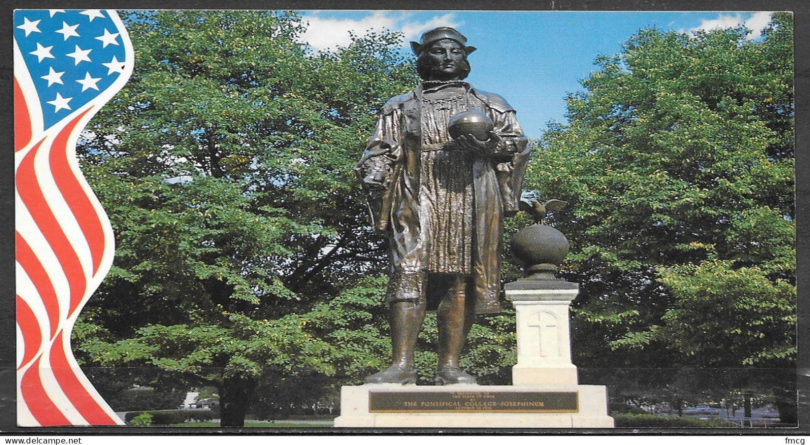 Ohio, Columbus. Christopher Columbus Statue, Unused - Columbus