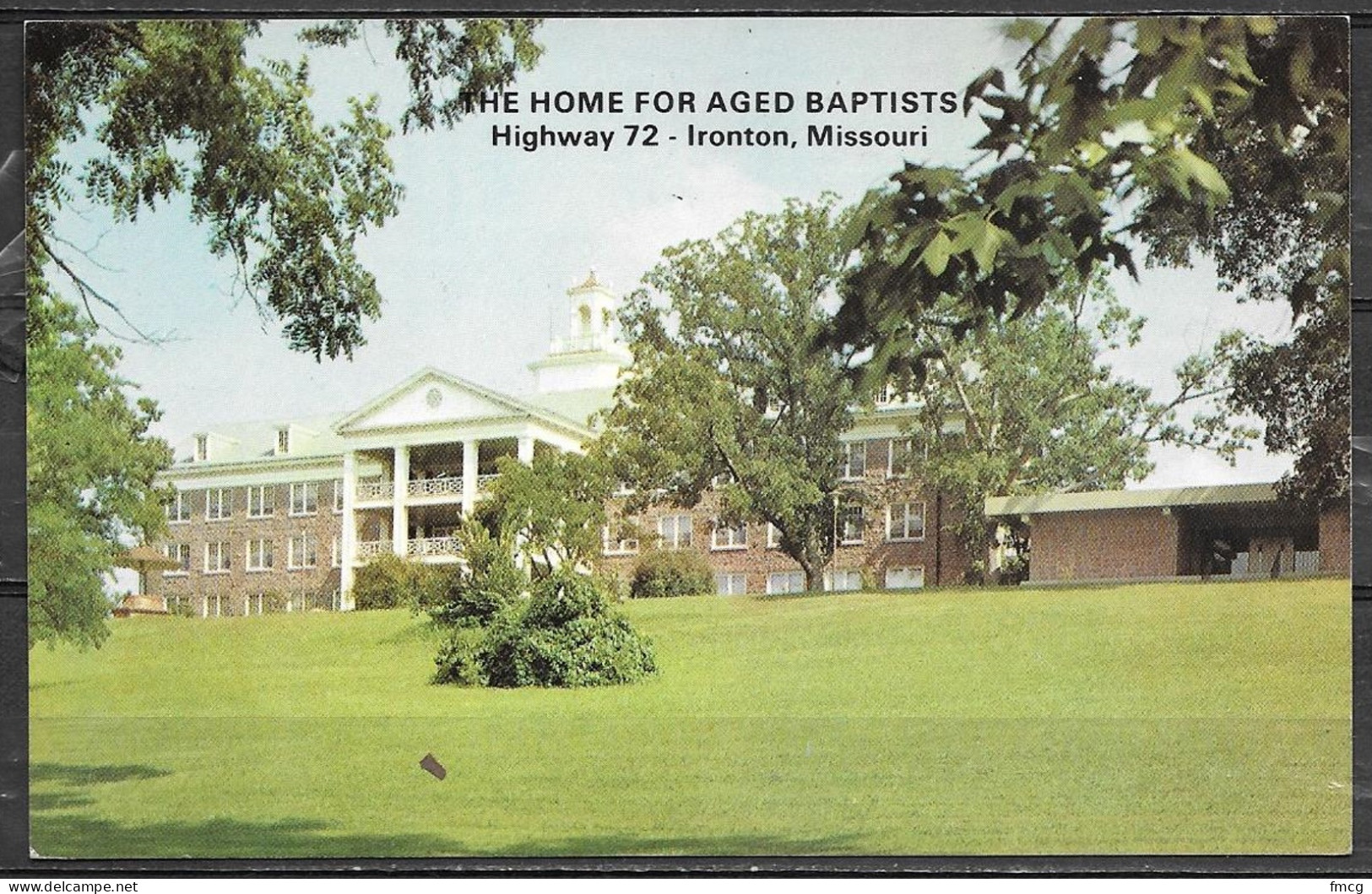 Missouri, Ironton, Home For Aged Baptists, Unused - Autres & Non Classés