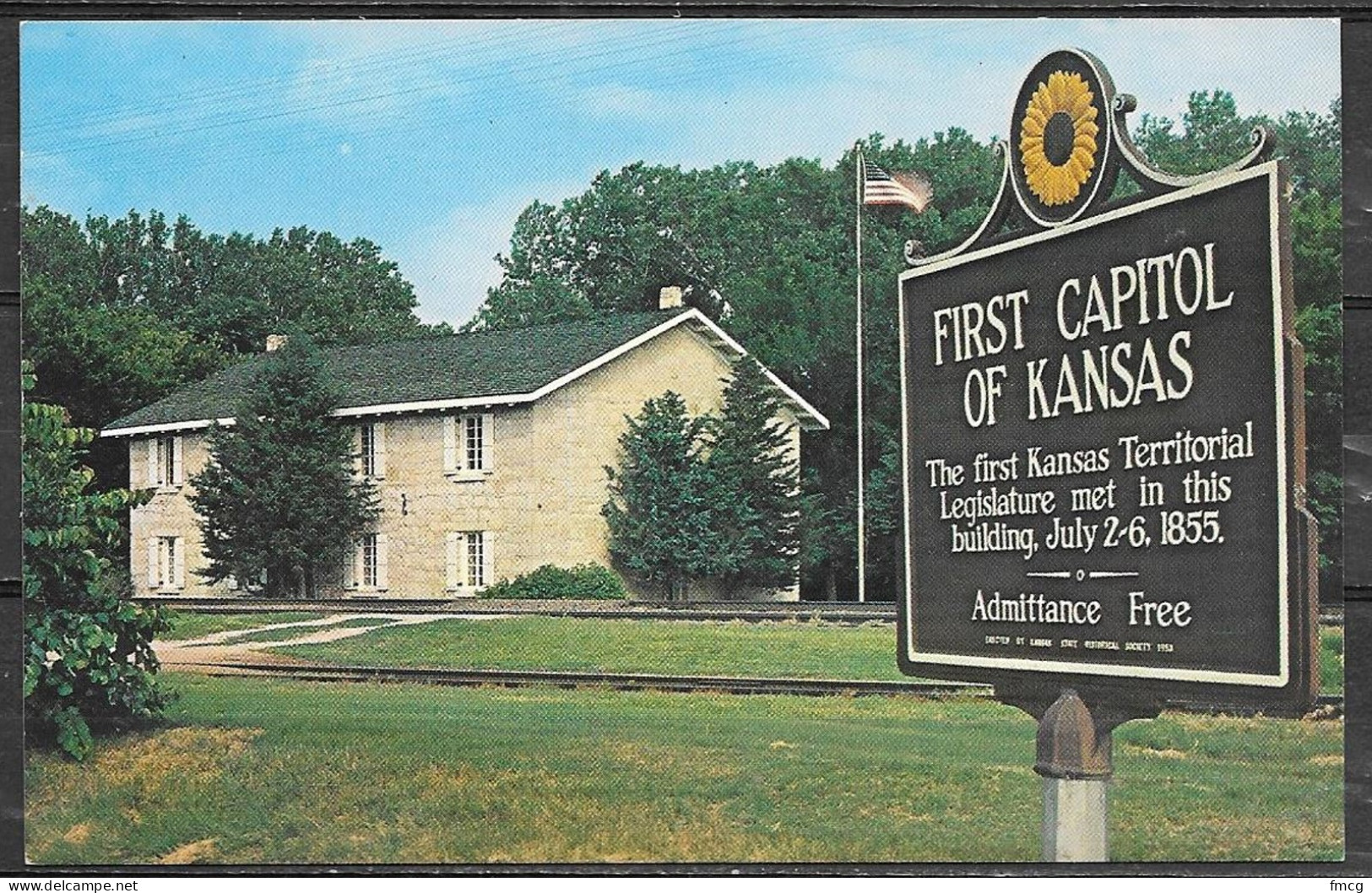 Kansas, Fort Riley, First Territorial Capitol, Unused - Other & Unclassified