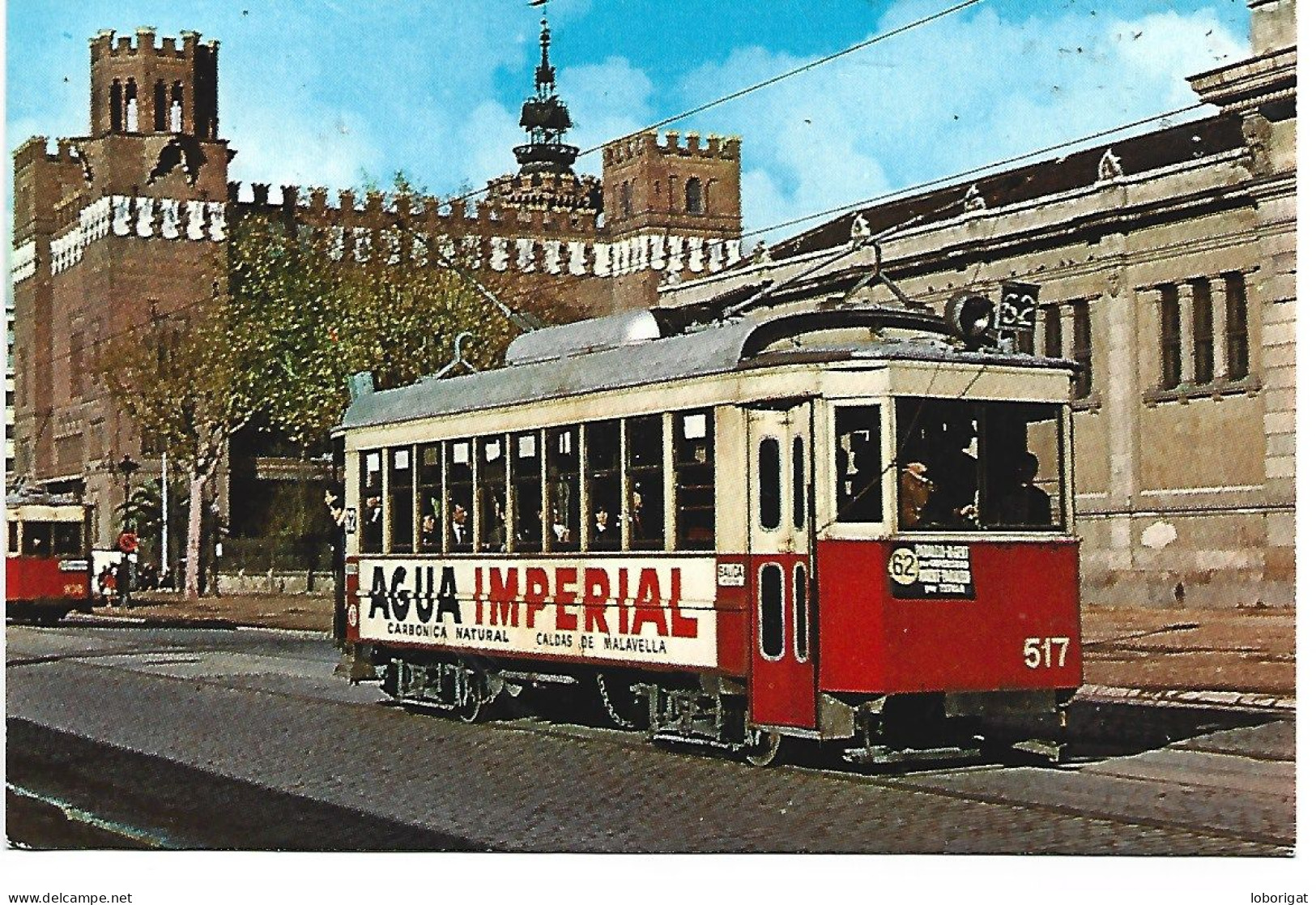 TRAM-VIES DE BARCELONA.- COTXE 517.- SERIE 501-550.- CONSTRUIT A 1926 A CAN GIRONA.-  BARCELONA - Tram