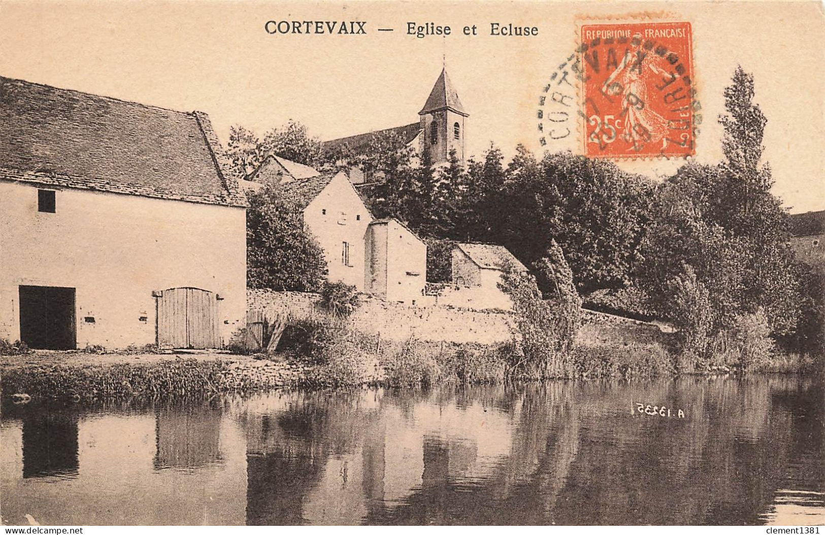 Cortevaix Eglise Et Ecluse - Other & Unclassified