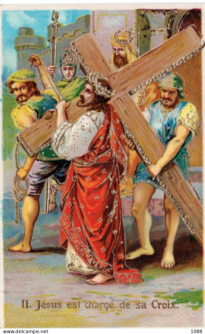 JESUS   CRUCIFICTION   Cartes Dorées - Jesus