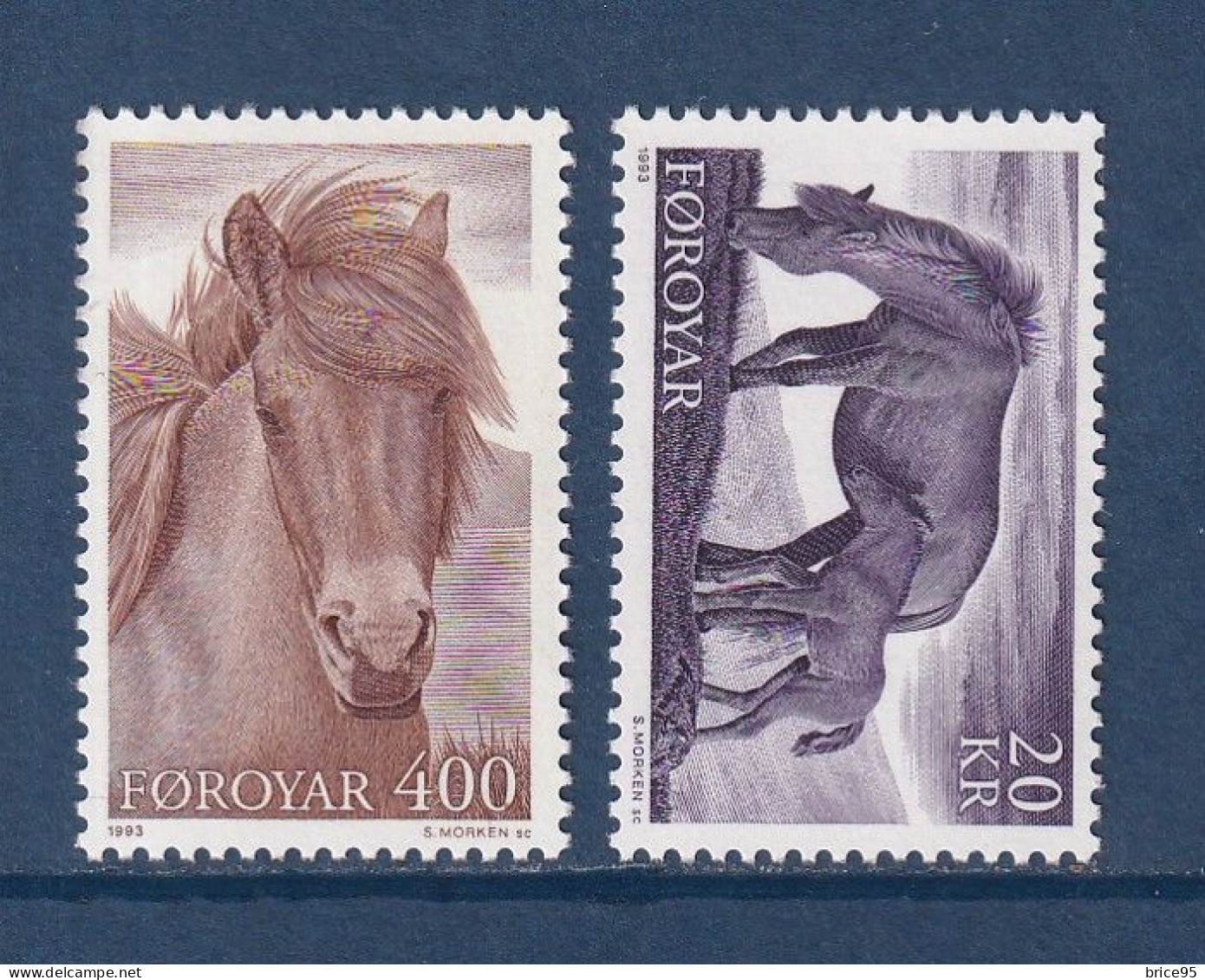 Féroé - YT N° 244 Et 245 ** - Neuf Sans Charnière - 1993 - Féroé (Iles)