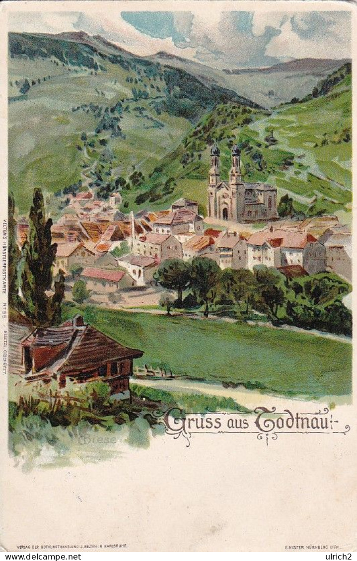AK Gruss Aus Todtnau - Künstlerkarte Biese - Ca. 1900 (69405) - Todtnau