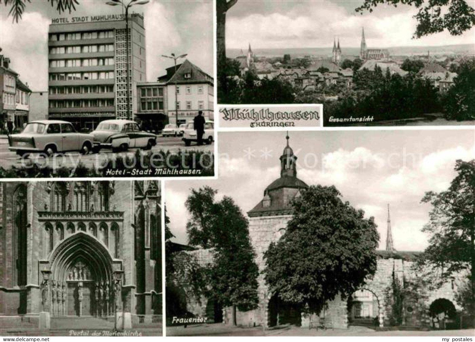 72761248 Muehlhausen Thueringen Panorama Hotel Stadt Muehlhausen Marienkirche Po - Mühlhausen