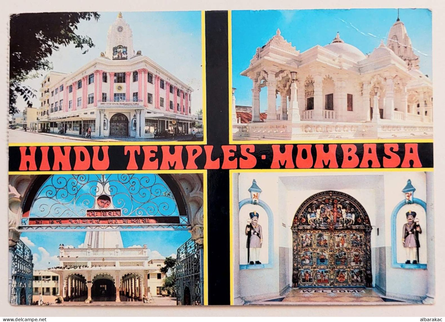 Kenya - Mombasa Hindu Temple , Stamp Used Air Mail 1975 - Kenya