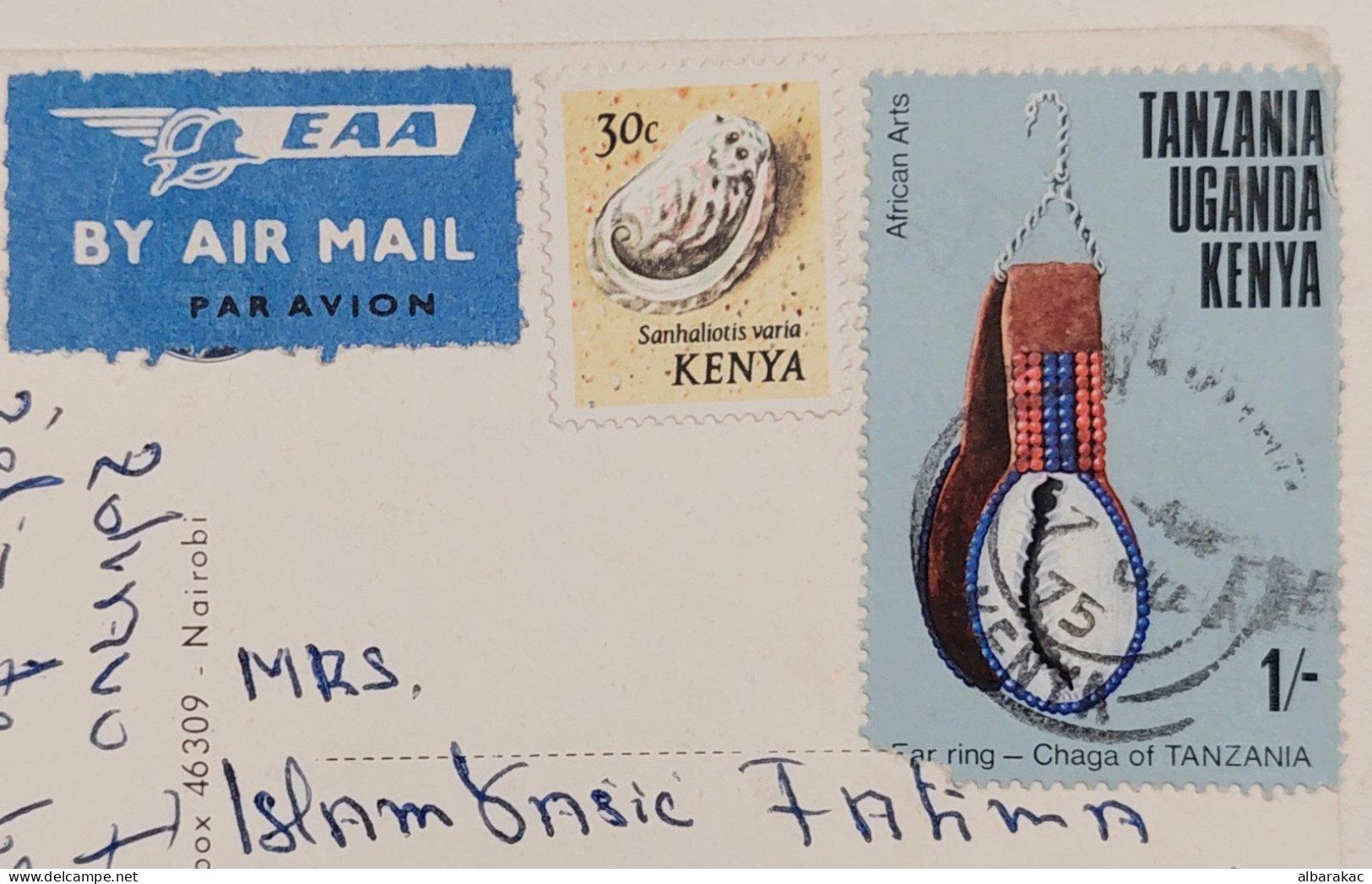 Kenya - Mombasa Hindu Temple , Stamp Used Air Mail 1975 - Kenia