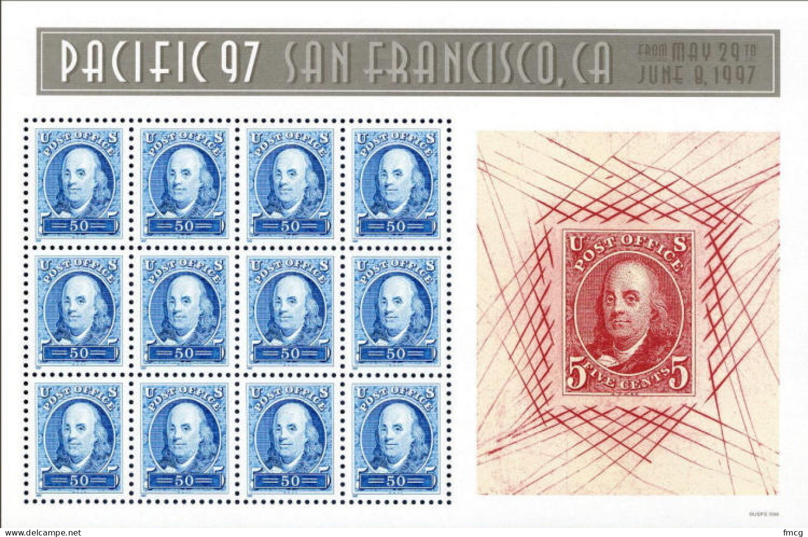1997 Benjamin Franklin Sheet, Mint Never Hinged - Unused Stamps