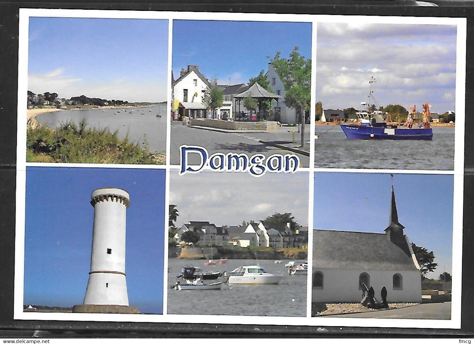 Damgan, Morbihon, France,  Writing On Back. Not Mailed  - Damgan