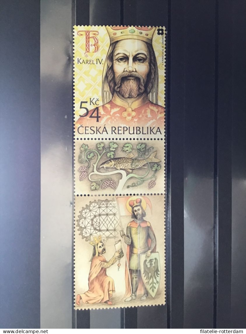 Czech Republic / Tsjechië - Sheet King Charles IV (54) 2016 - Used Stamps