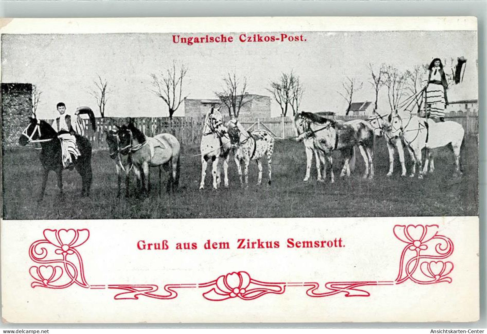 13235309 - Zirkus Semsrott Aus Ungarn AK - Other & Unclassified