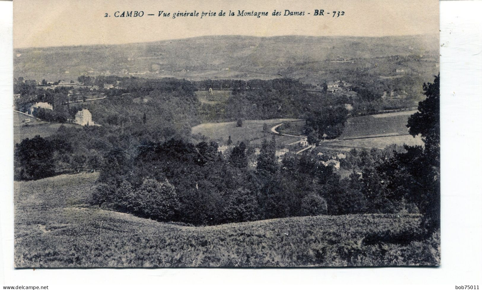 CAMBO , Vue Générale Prise De La Montagne Prise De La Montagne Des Dames - Cambo-les-Bains