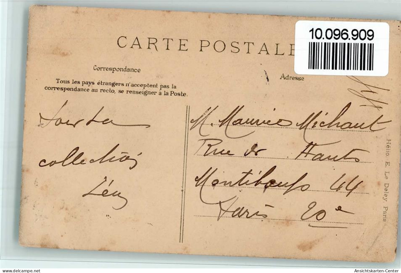 10096909 - Armee Et Marine Francaises Y. C. 1. Infanterie De Higne - Other & Unclassified