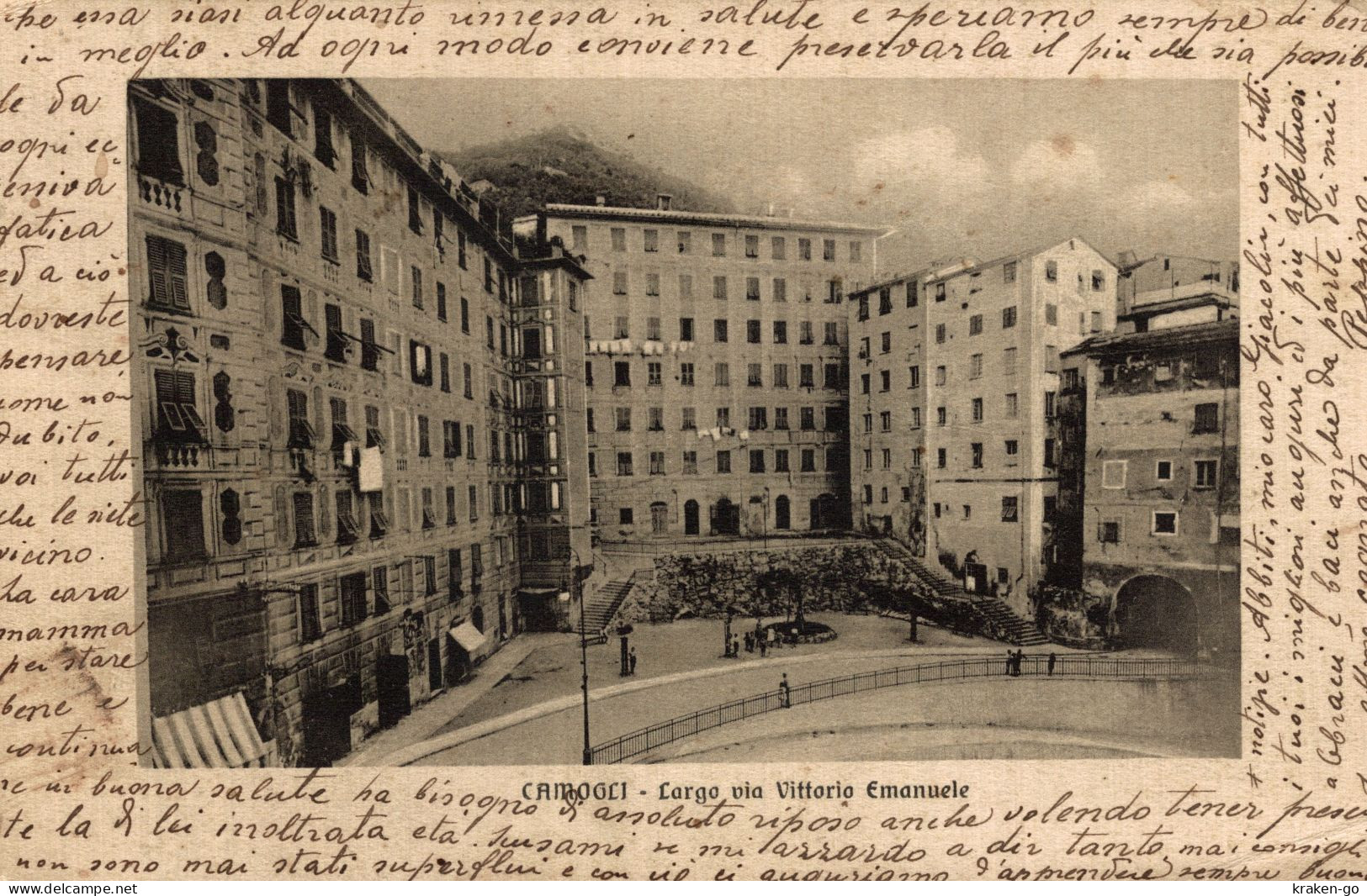 CAMOGLI, Genova - Largo E Via Vittorio Emanuele - VG - #030 - Sonstige & Ohne Zuordnung
