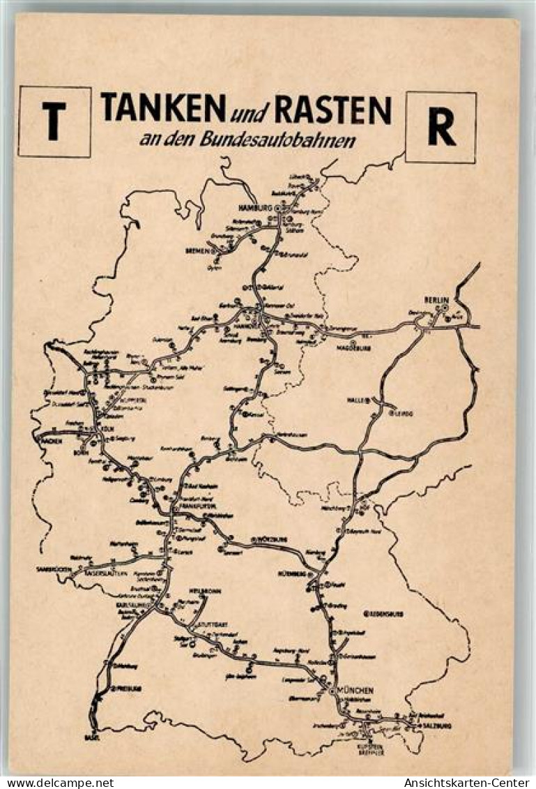 39626809 - Tanken Und Rasten An Den Bundesautobahnen - Andere & Zonder Classificatie