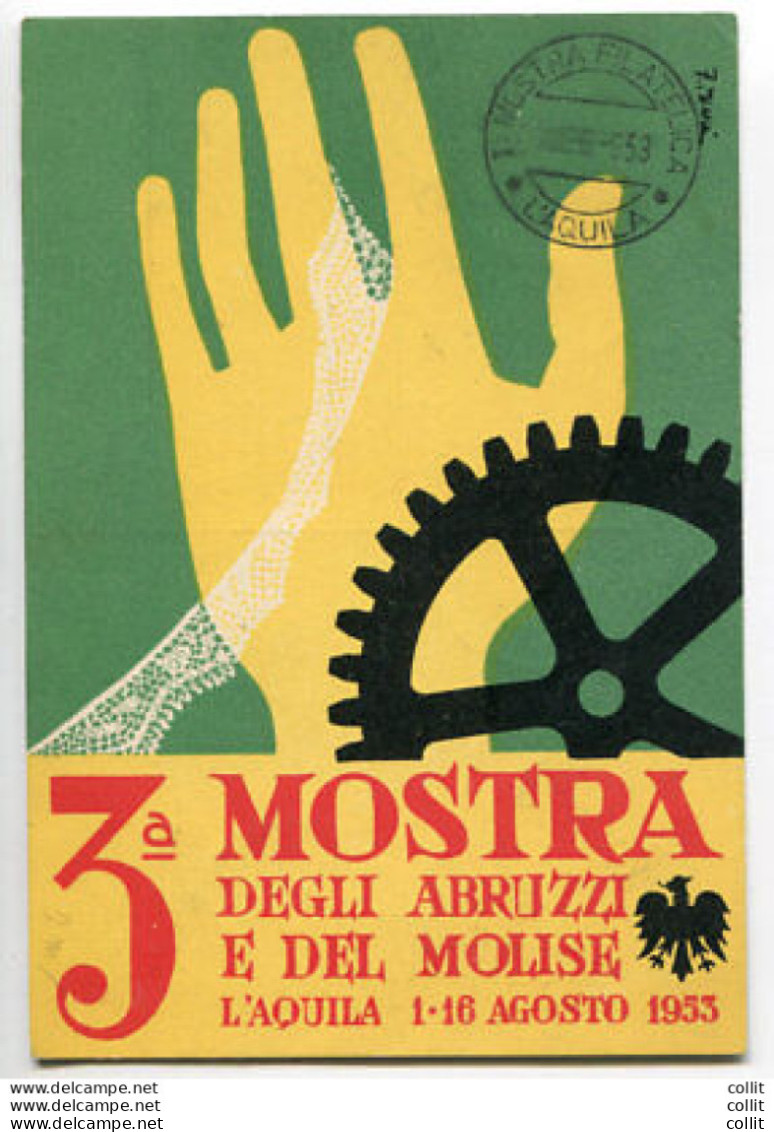 L'Aquila - Mostra Degli Abruzzi E Molise - Storia Postale