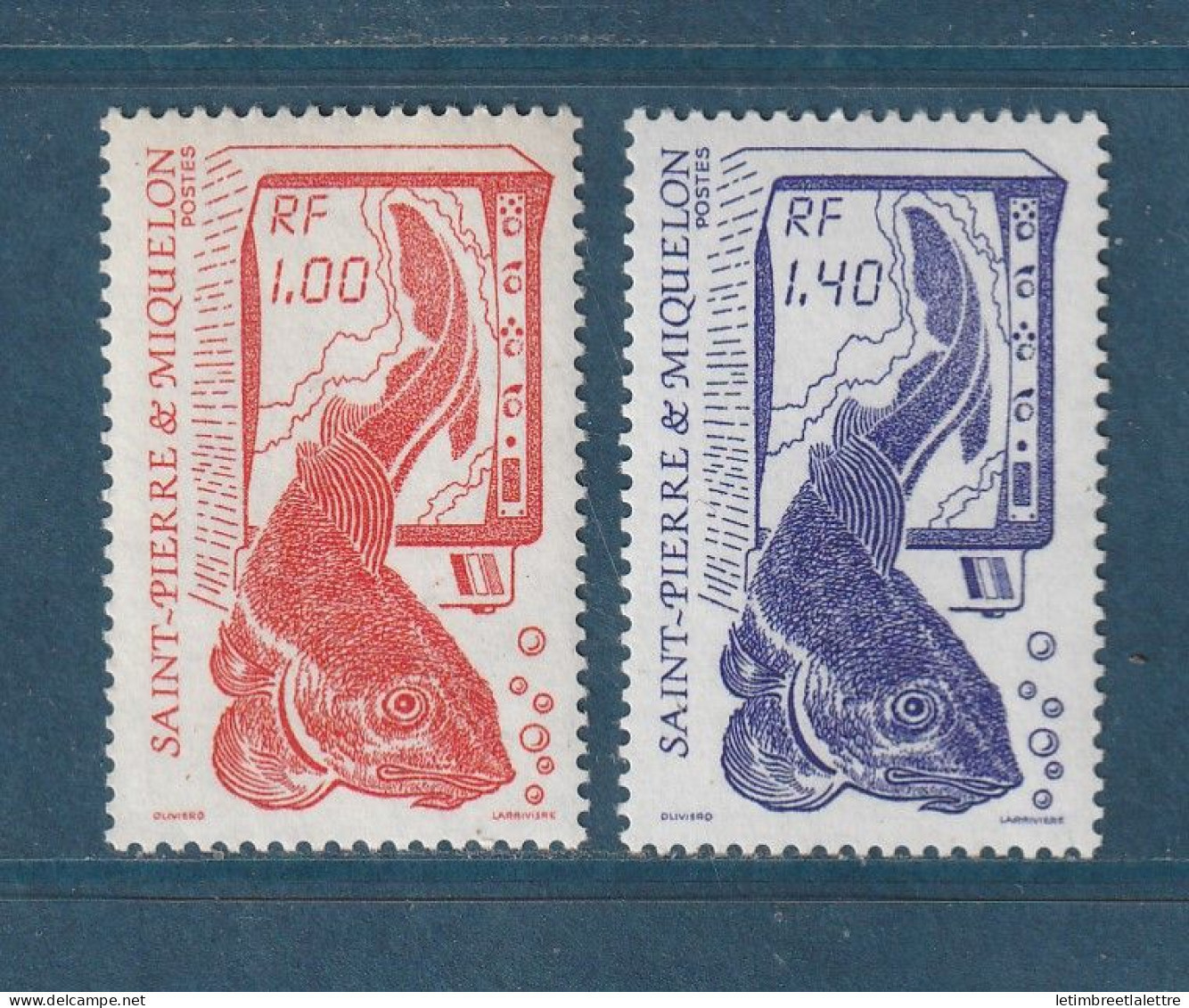 Saint Pierre Et Miquelon - YT N° 472 Et 473 ** - Neuf Sans Charnière - 1986 - Neufs