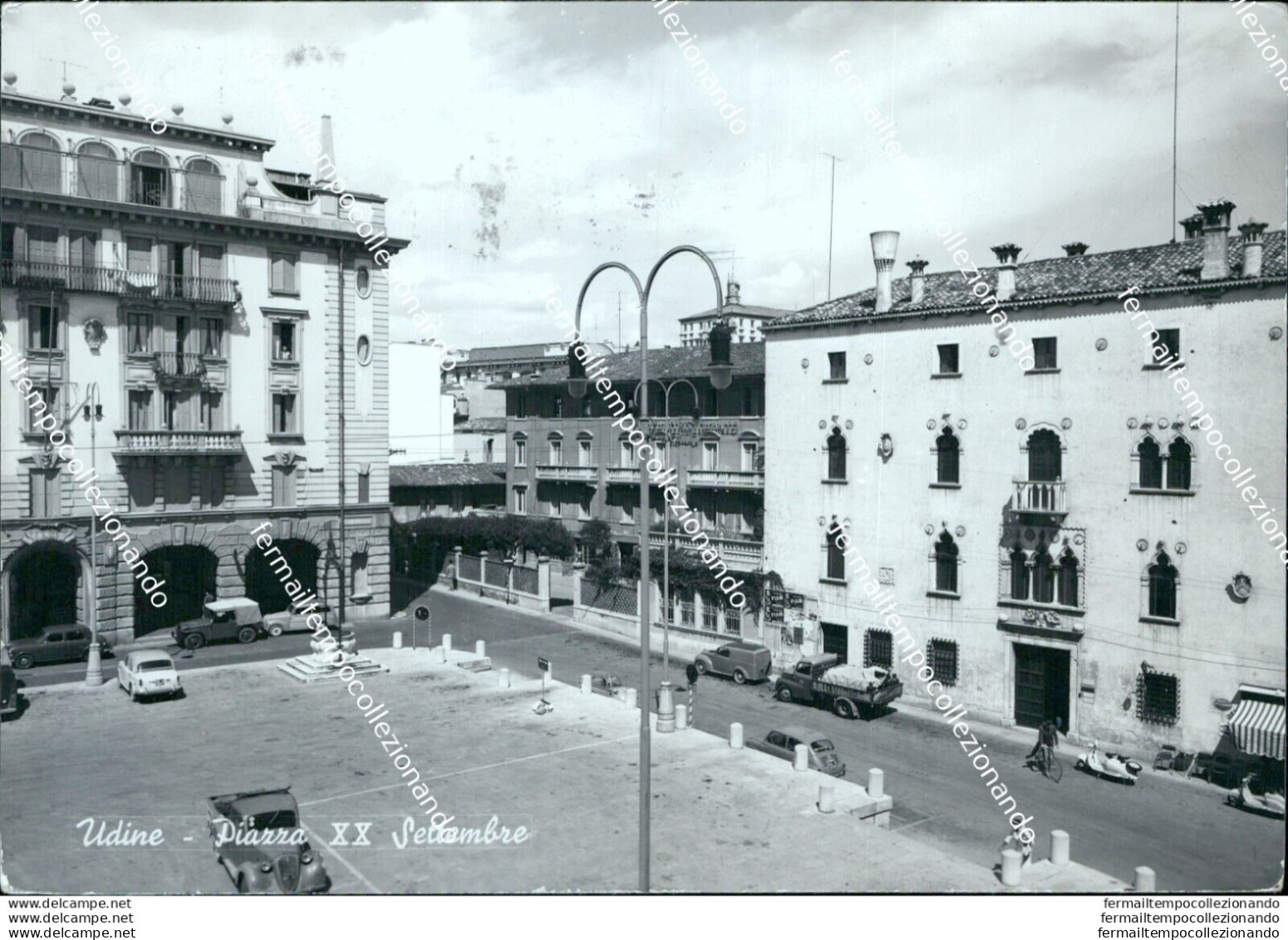 Br186 Cartolina Udine Citta' Piazza Xx Settembre Friuli Venezia Giulia - Udine