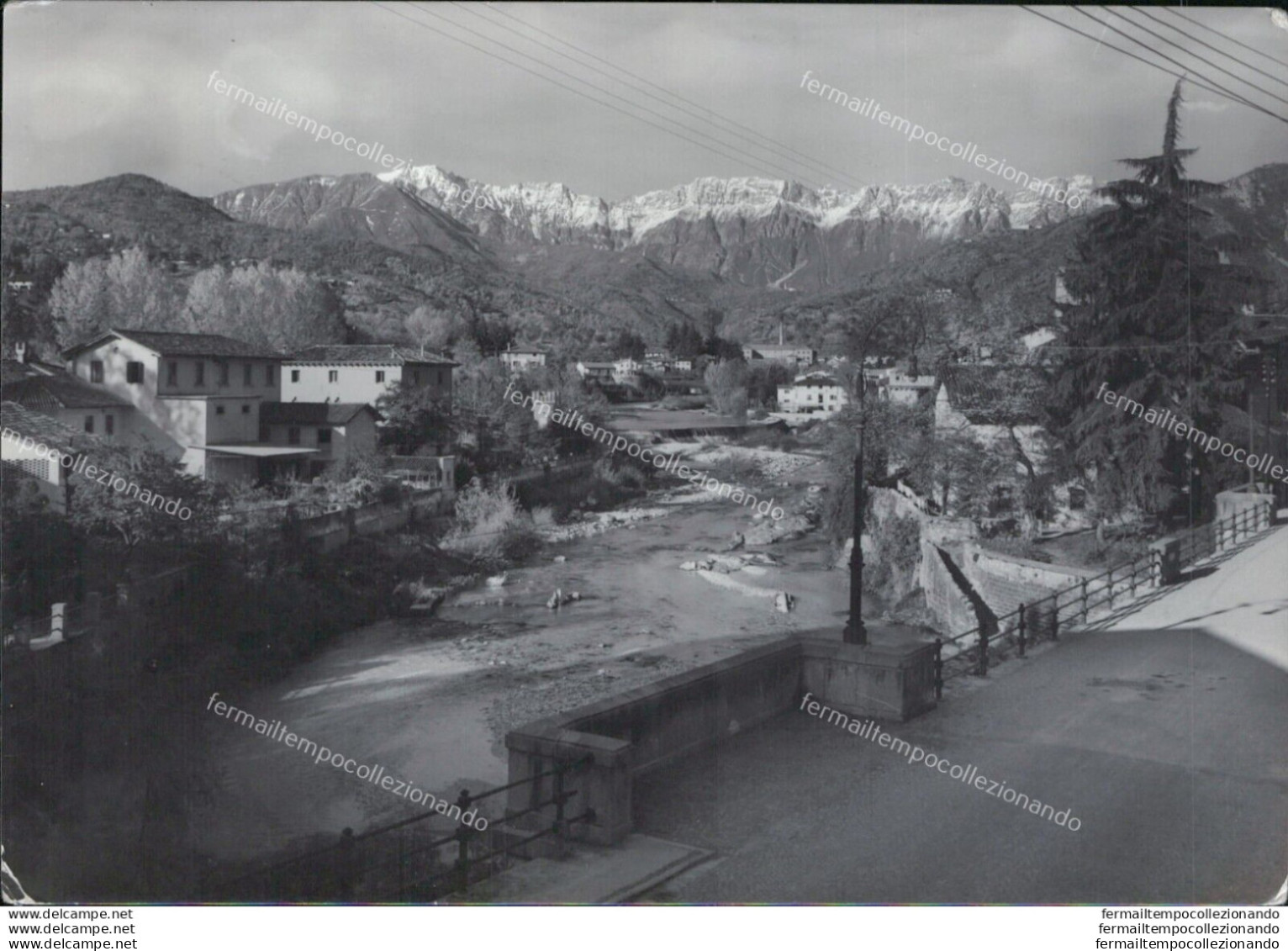 Ar550 Cartolina Tarcento Ponte Sul Torre E Veduta Delle Prealpi Udine - Udine