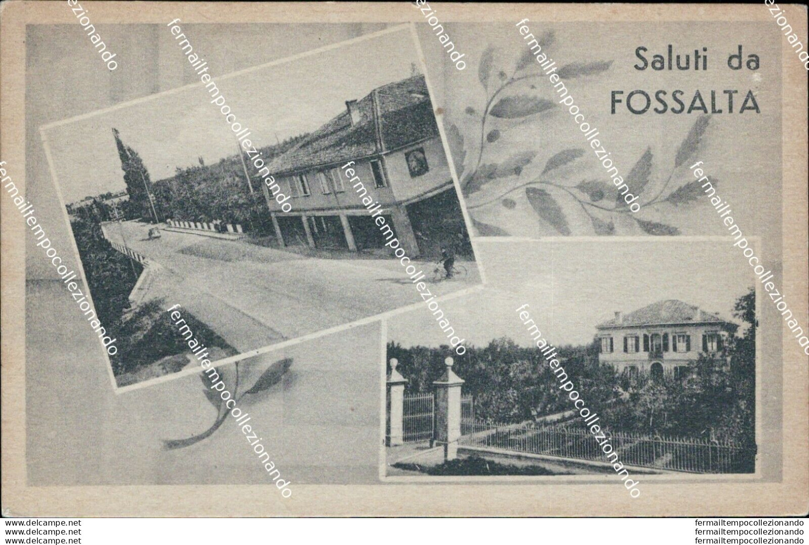 Bb436 Cartolina Saluti Da Fossalta  Modena Emilia Romagna - Modena