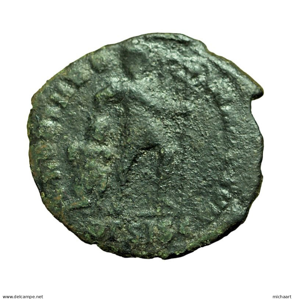 Roman Coin Valentinian I AE3 Nummus Siscia Bust / Emperor 04134 - The End Of Empire (363 AD Tot 476 AD)