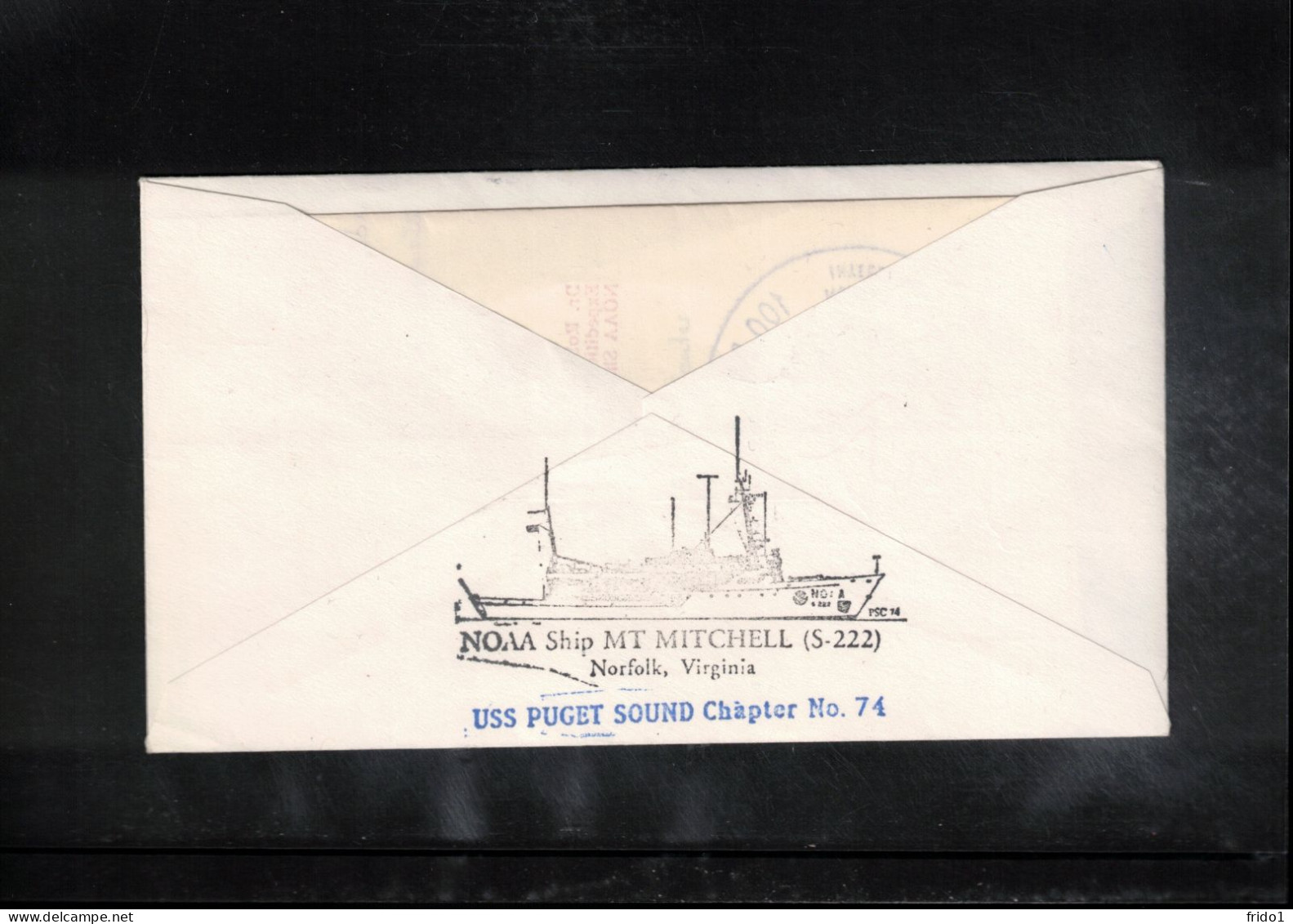 USA 1992 NOAA Ship MT Mitchell - Gulfs Area Pollution Studies Interesting Cover - Storia Postale