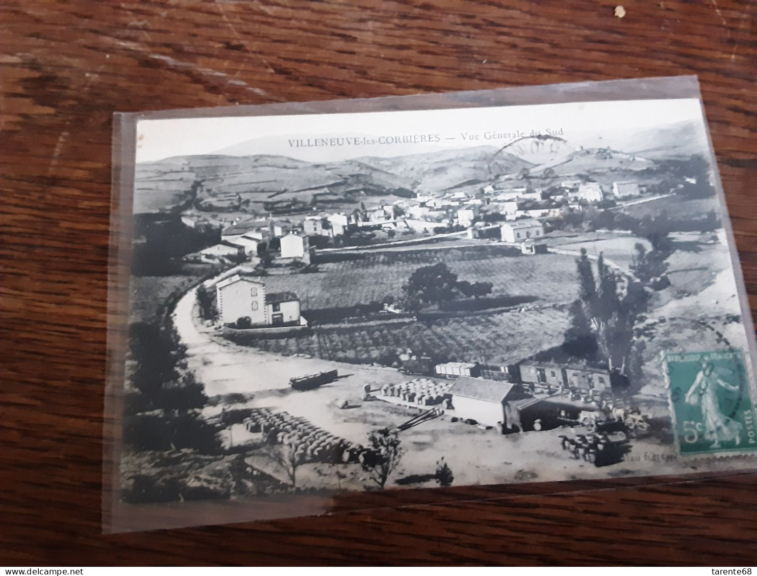 11 Villeneuve Les Corbieres Vue Générale Du Sud - Sonstige & Ohne Zuordnung