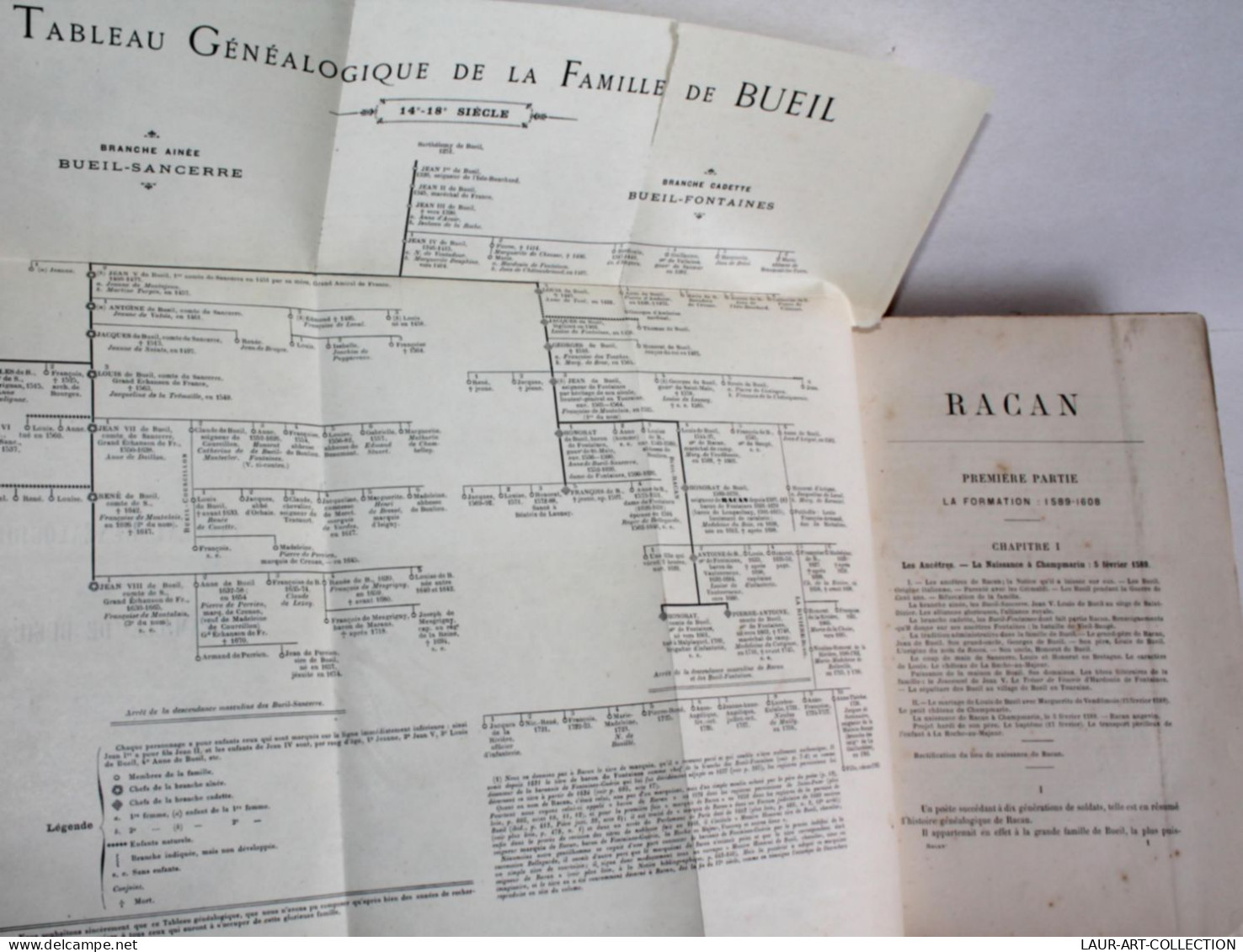 RARE! RACAN HISTOIRE ANECDOTIQUE, CRITIQUE DE SA VIE SES OEUVRES DE ARNOULD 1896 / ANCIEN LIVRE XIXe (1803.246)