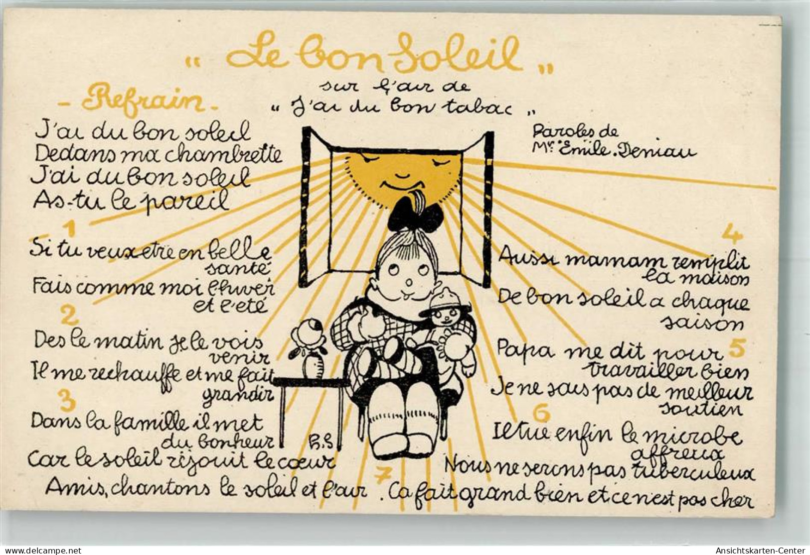 39624109 - Puppe Lied Le Bon Soleil Contre La Tuberculose - Other & Unclassified