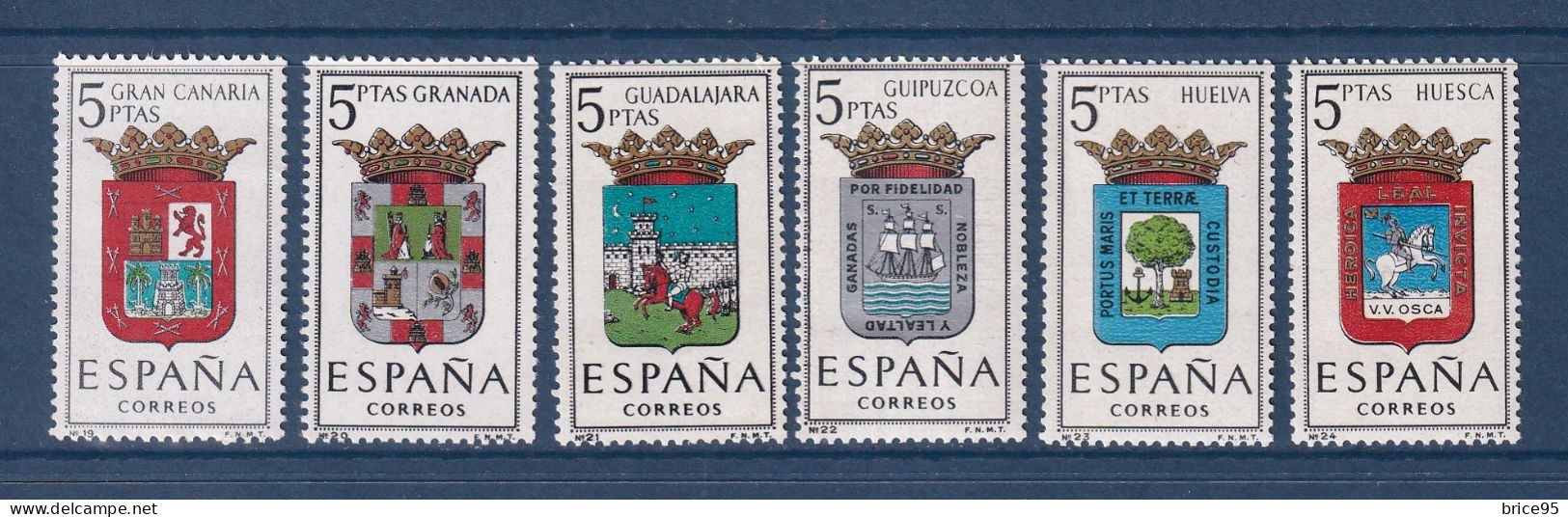 Espagne - YT N° 1179 à 1184 ** - Neuf Sans Charnière - 1963 - Unused Stamps