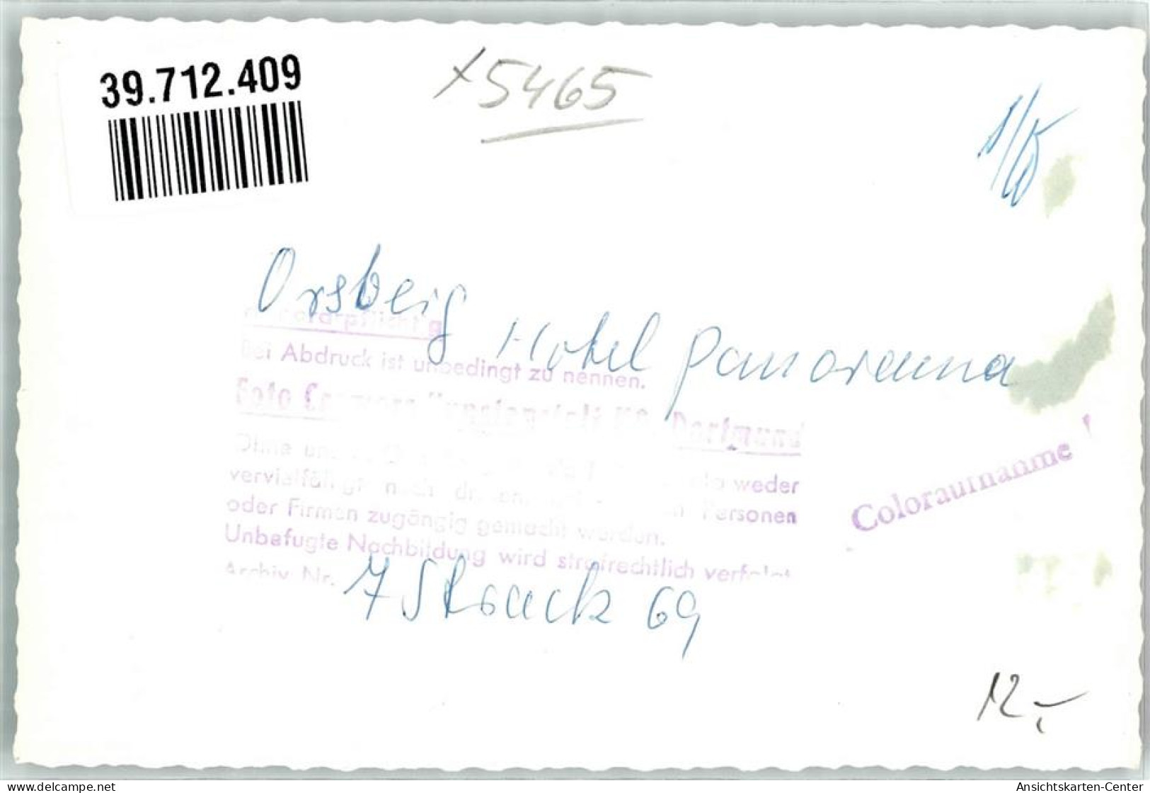 39712409 - Orsberg , Westerw - Autres & Non Classés