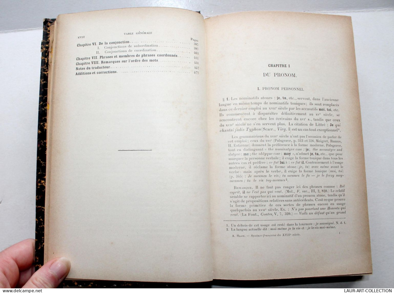 SYNTAXE FRANCAISE DU XVIIe S. De HAASE TRADUIT Par OBERT PREFACE JULLEVILLE 1898 / LIVRE ANCIEN XIXe SIECLE (1803.247) - 1801-1900