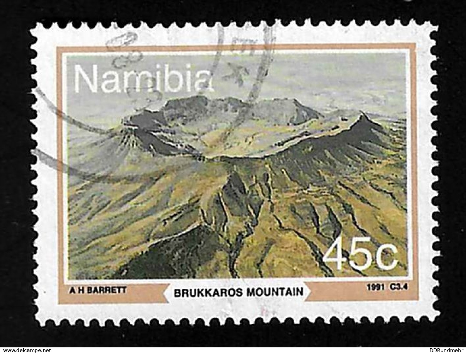 1991 Brukkaros  Michel NA 709 Stamp Number NA 700 Yvert Et Tellier NA 665 Stanley Gibbons NA 578 Used - Namibië (1990- ...)