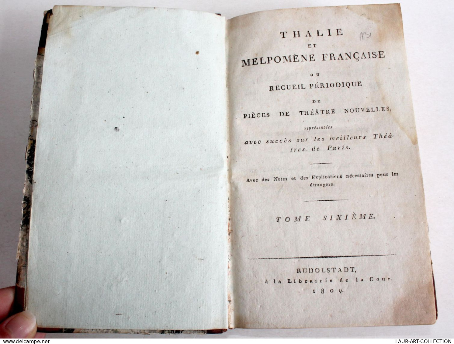 THALIE ET MELPOMENE FRANCAISE OU RECUEIL PERIODIQUE DE PIECES DE THEATRE 1809 T6 / LIVRE ANCIEN XIXe SIECLE (1803.248) - 1801-1900