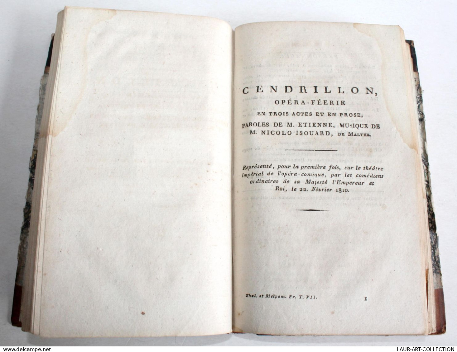 THALIE ET MELPOMENE FRANCAISE OU RECUEIL PERIODIQUE DE PIECES DE THEATRE 1809 T6 / LIVRE ANCIEN XIXe SIECLE (1803.248) - 1801-1900