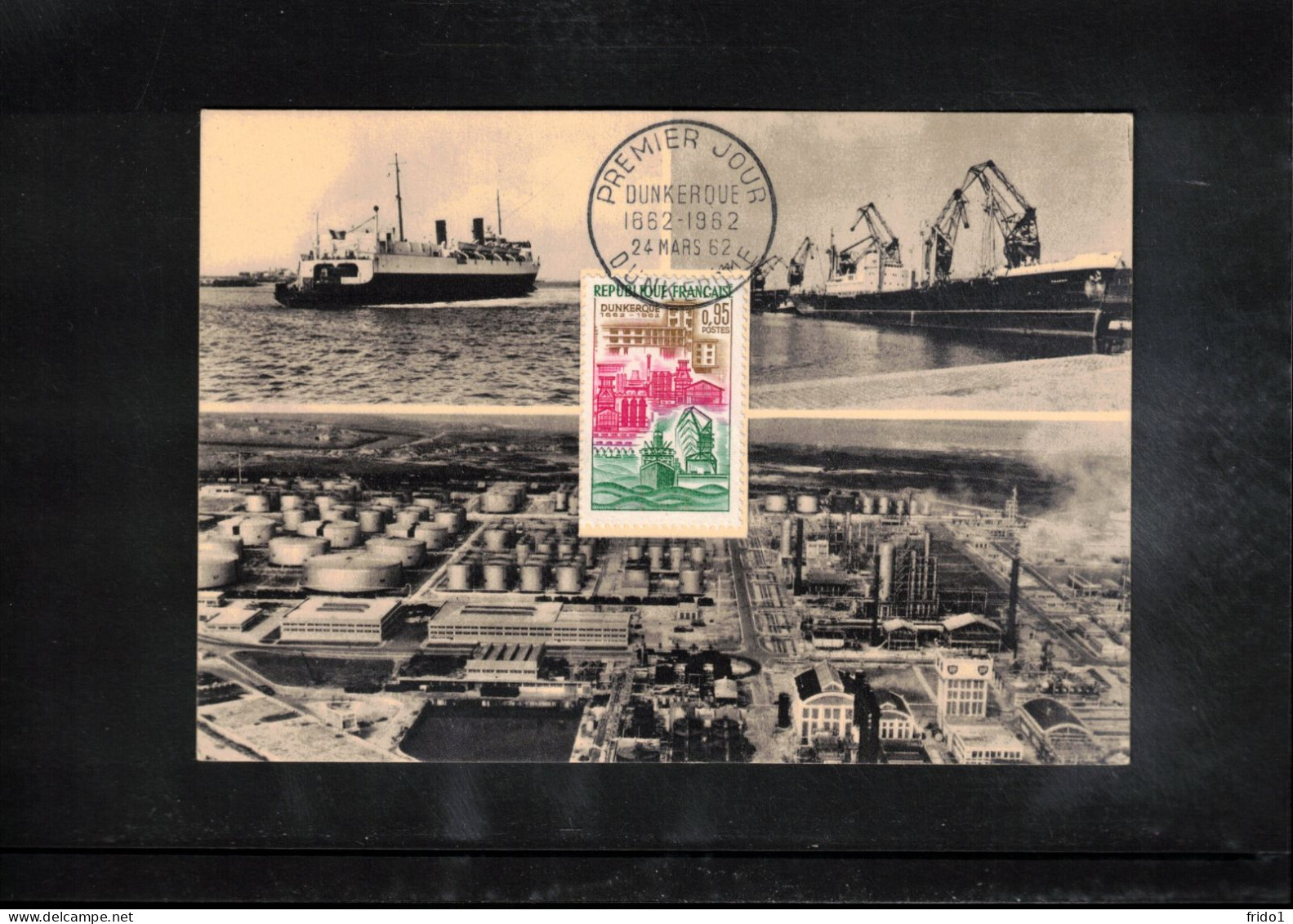 France 1962 Dunkerque Interesting Postcard - Lettres & Documents