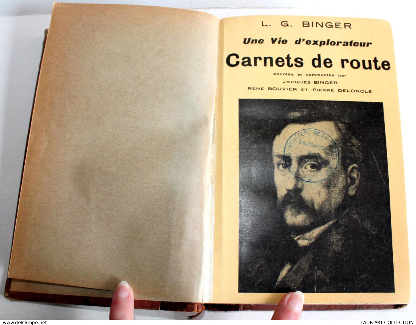 BINGER UNE VIE D'EXPLORATEUR SOUVENIRS EXTRAITS DES CARNET DE ROUTE BOUVIER 1938 / LIVRE ANCIEN XXe SIECLE (1803.249) - 1901-1940