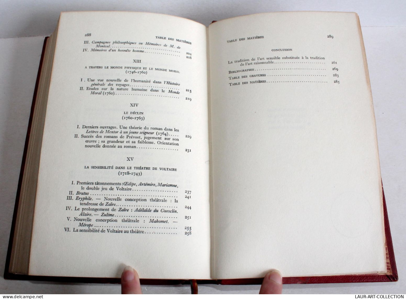 LES MAITRES DE LA SENSIBILITE FRANCAISE AU XVIIIe SIECLE par PIERRE TRAHARD 1931 / LIVRE ANCIEN XXe SIECLE (1803.250)