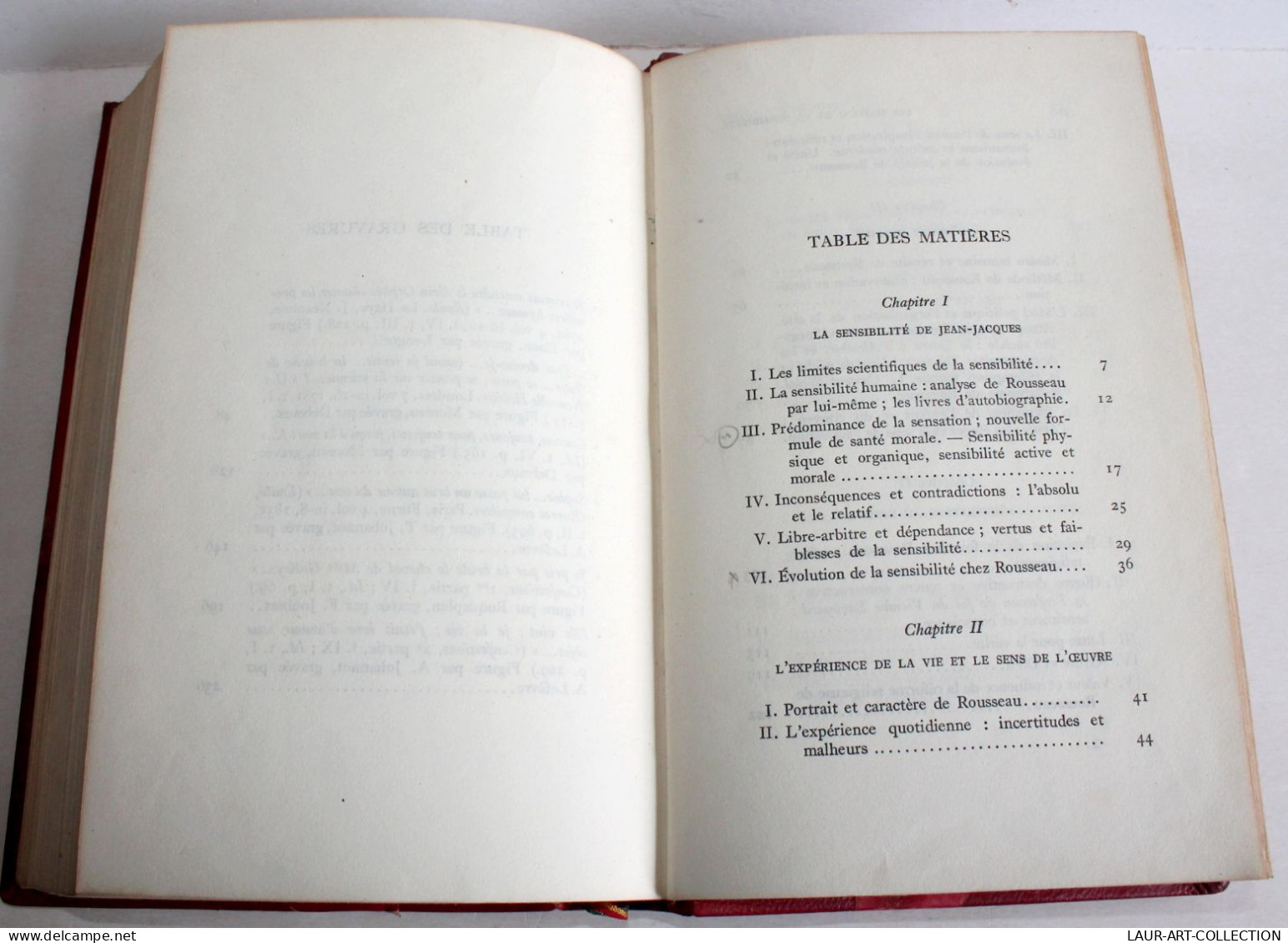 LES MAITRES DE LA SENSIBILITE FRANCAISE AU XVIIIe SIECLE Par PIERRE TRAHARD 1932 / LIVRE ANCIEN XXe SIECLE (1803.251) - 1901-1940