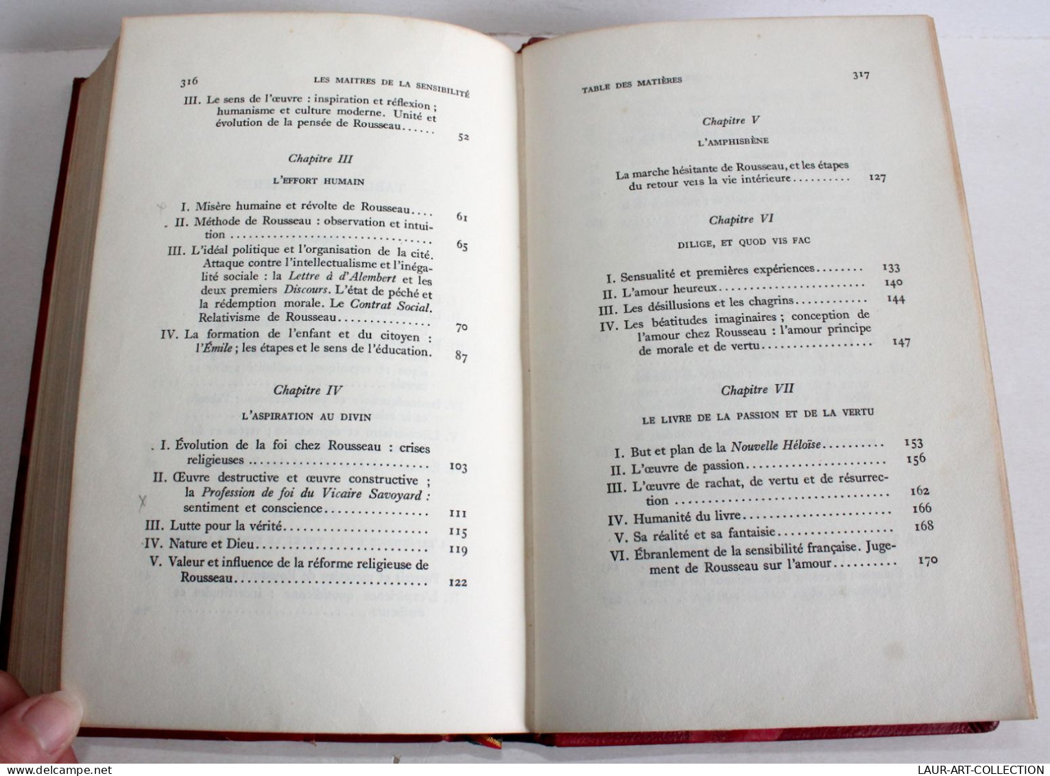 LES MAITRES DE LA SENSIBILITE FRANCAISE AU XVIIIe SIECLE Par PIERRE TRAHARD 1932 / LIVRE ANCIEN XXe SIECLE (1803.251) - 1901-1940